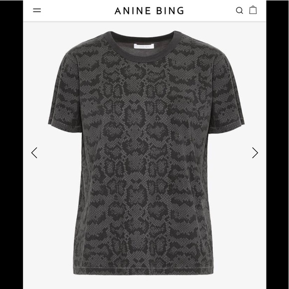 LILI TEE PYTHON - CHARCOAL - Picture 1 of 6